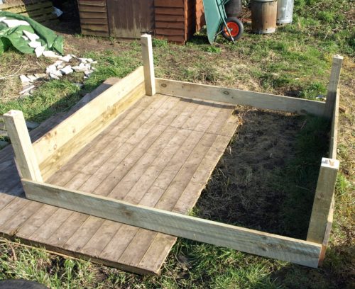 Wrong way to construct raised bed